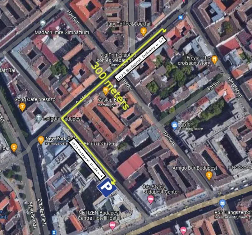 Free Parking, Downtown Apartment Near New York Cafe Budapest 0*,  Hungary